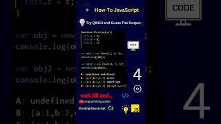 Famous How To Code JavaScript Q#113, Try Solve & Guess The Output #shorts #coding #programming #javascript Wealth