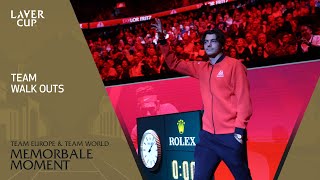 Team Europe & Team World Enter Rogers Arena | Laver Cup 2023