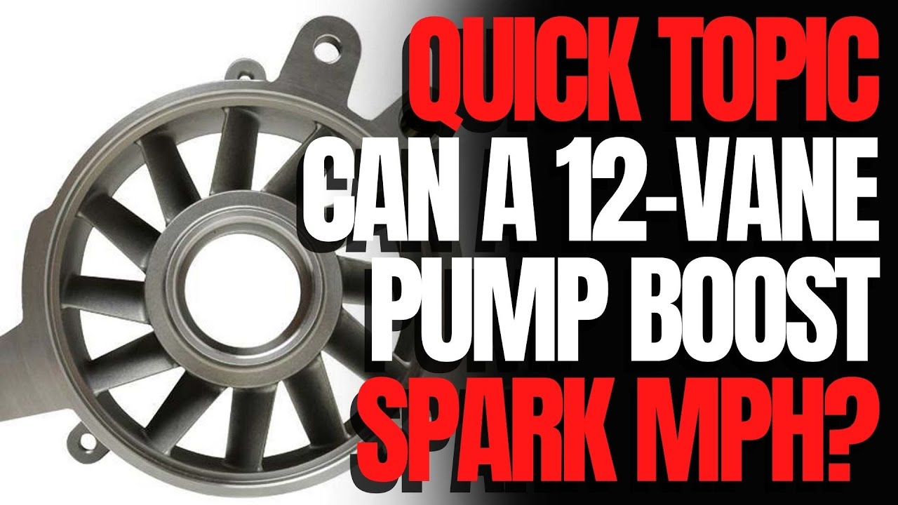 Can a 12-Vane Pump Boost Spark MPH? WCJ Quick Topic 