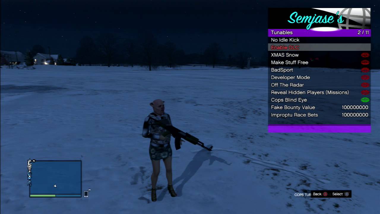 GTA 5 - Best Mod Menu - Semjases V1.6 Sprx [1.26/1.27] - YouTube