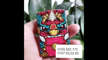 Bật Lửa Zippo Zorro Hình Tỳ Hưu ( Tặng Đít Nhựa Giữ Xăng)