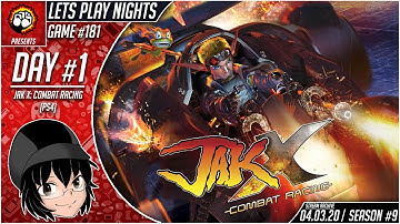 Lets Play Nights: Jak X: Combat Racing (PS4) - Day 1 (Game #181)
