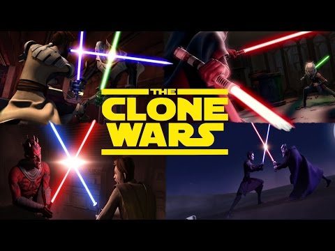 Video: Star Wars Die Klonkriege: Lichtschwertduelle