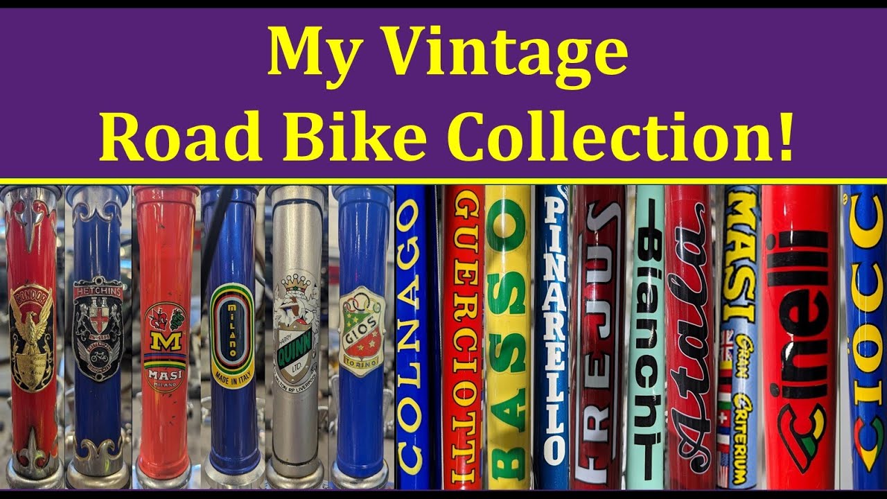My Classic Road bike collection!! 60s thru the 90s