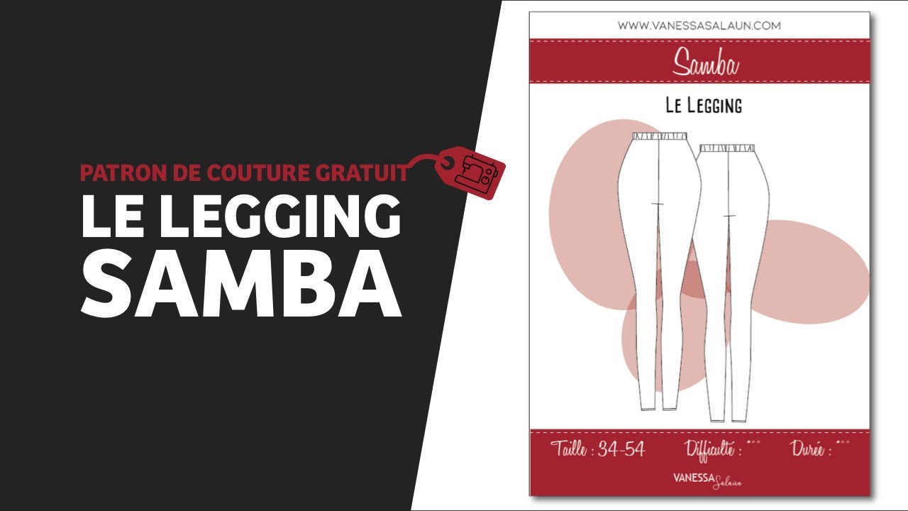 Coudre le legging samba | TUTO COUTURE - PATRON GRATUIT