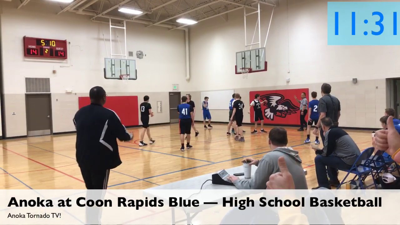 Anoka High School House Basketball, Anoka at Coon Rapids YouTube