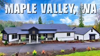$2.5M  Maple Valley, WA Luxury New Construction Home | 5 Acers   HUGE Garage