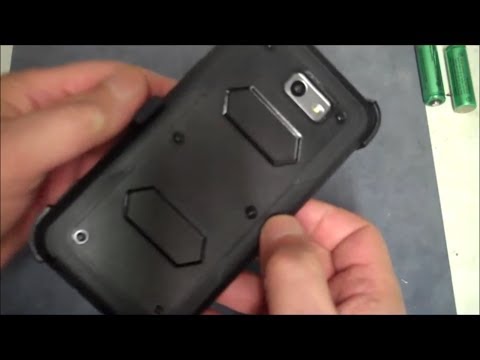 HOW TO INSTALL Samsung Galaxy J7 V Case, J7 Perx, Shockproof Rugged Hybrid Armor Case w Belt Clip