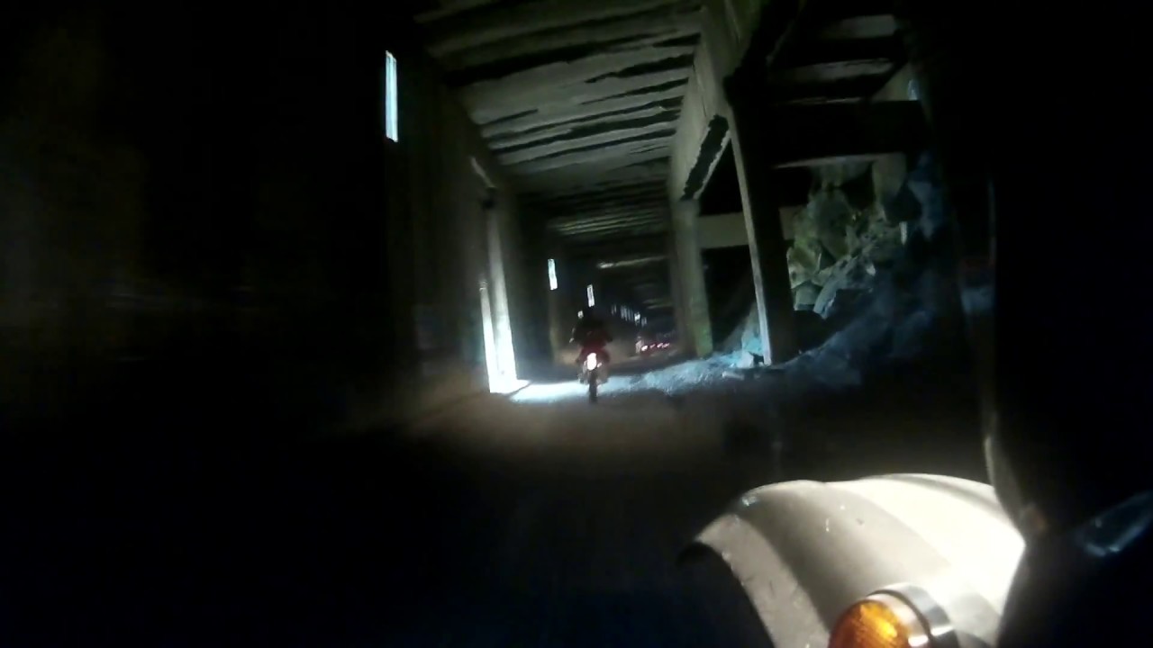 Donner Summit dual sport ride through some abandoned train tunnels ...