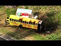 VIDEO: School bus catches fire after crash in Minneapolis