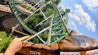 Untamed TALLEST & FASTEST Roller Coaster in NEW HAMPSHIRE 4K POV! | Canobie Lake Park [No Copyright]