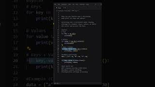 Python Dictionary Loop Explained in 60 Seconds 🔥 (Keys & Values Made Easy)Python Trick#hitcodear