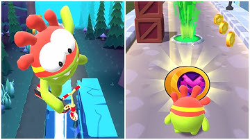 OM NOM RUN PART 20 | Amazing Run Games | FUNNY GAMEPLAY | Android IOS All Level #Shorts