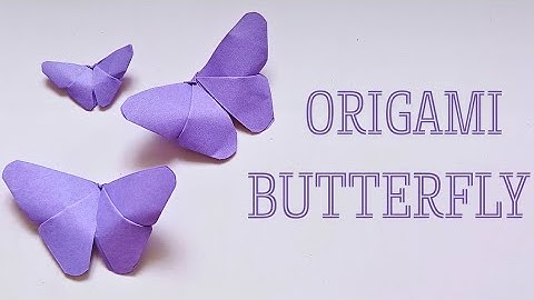 How to Make an Easy Origami Butterfly | Easy Paper Origami Butterfly | Origami #origami 