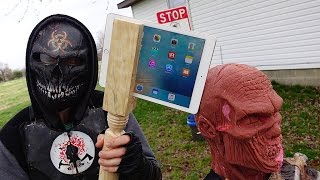 iPad Battle AXE! How to weaponize an iPad Air 2 Gold with GizmoSlip!