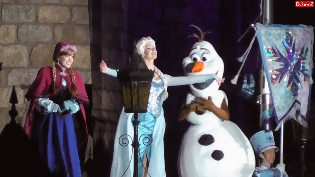 アナと雪の女王キャッスルプロジェクションマッピングショー 