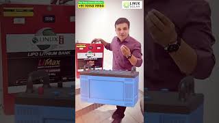 Lithium battery se chalega ab ghar ka pura load #solarpanel