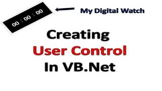 Creating User Control in VB.Net in hindi
