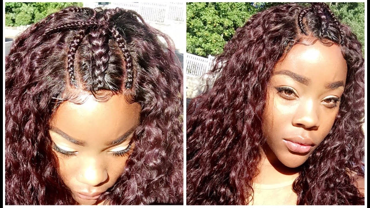 HOW TO COLOR BRAID CLOSURE BEAUTY FOREVER BRAZILIAN DEEP WAVE