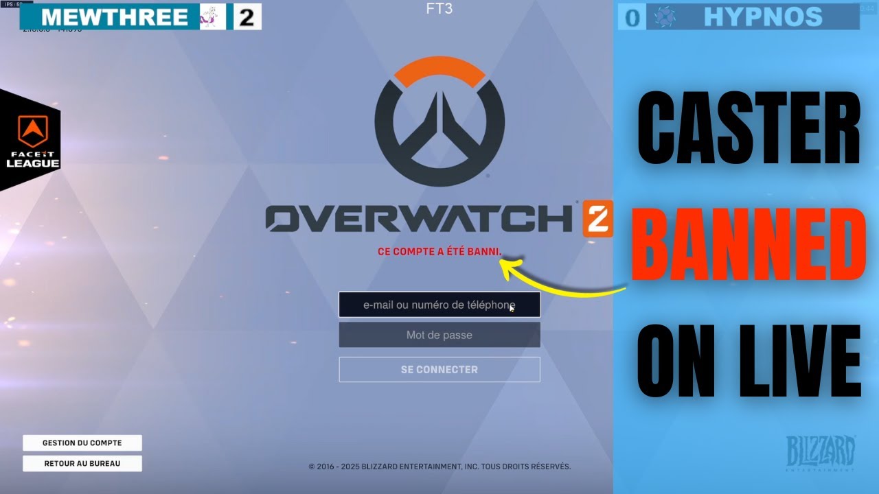 Caster Get BANNED Live - Overwatch 2