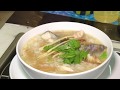 Teo chew pomfret fish porridge 潮州鲳鱼粥