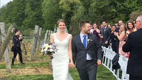 Daniels - Lymer Wedding Ceremony - Cave Springs Vineyard