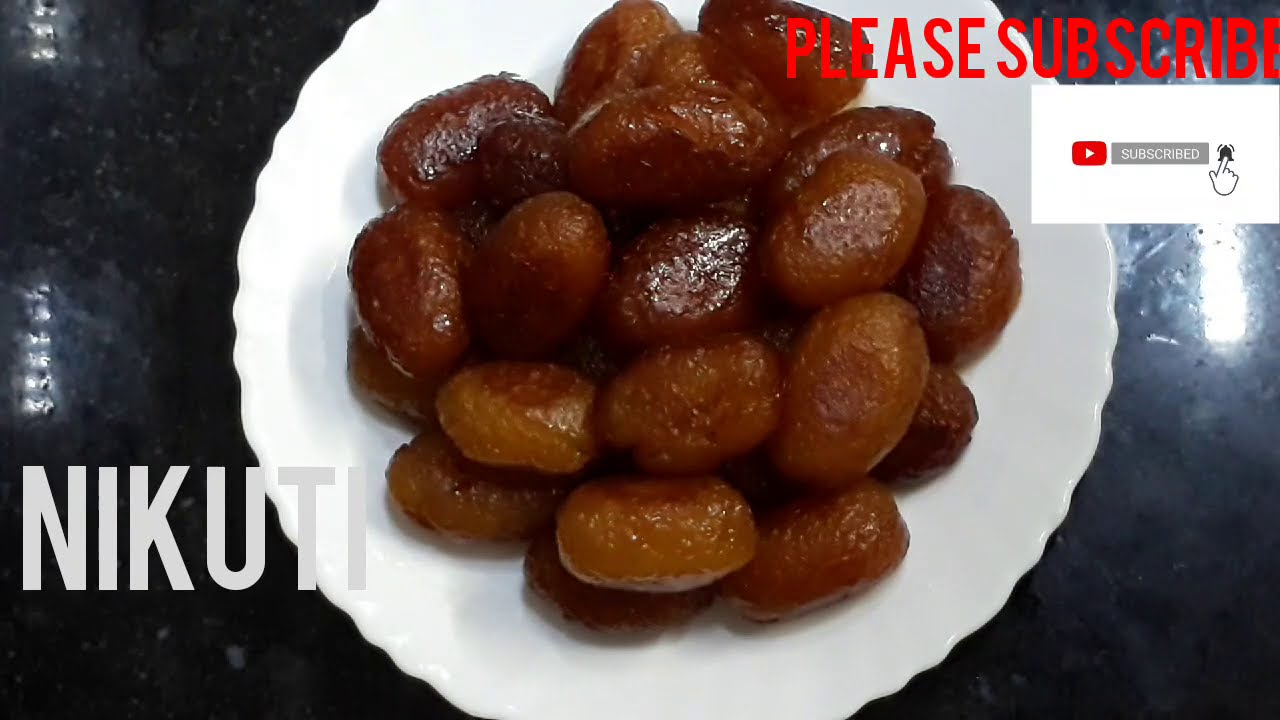 Nikutti Nikuti | Bengali Sweet | No milk powder no khoya | Dudh or maida se ...