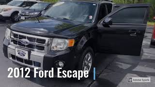 Used 2012 Escape for sale in Sylva, NC