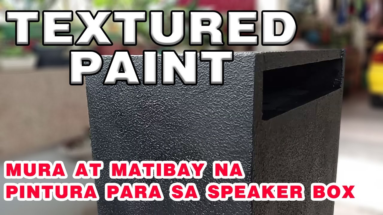 Mura at Matibay na Textured Paint Para sa Speaker Box