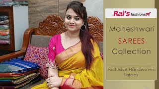Maheshwari Sarees Collection - Exclusive Handwoven Sarees (20RSU) screenshot 3
