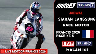 Jadwal Siaran Langsung Moto3 Prancis 2026 - Jadwal Veda Ega Pratama Di Moto 3 2026