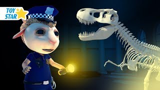Familia de Dolly 3D |  T-Rex en La Ciudad | Dibujos Animados para Niños