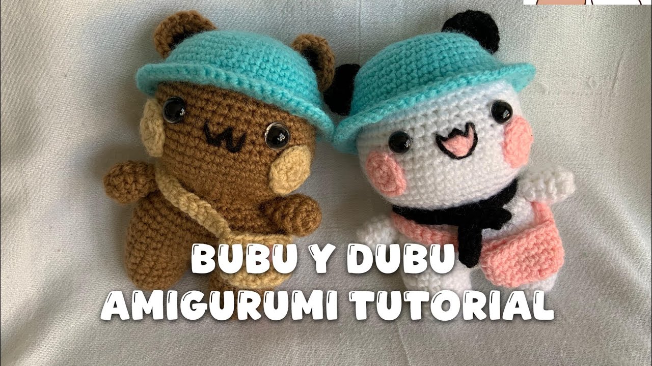 Tutorial super fácil de amigurumi en crochet 🧶😸 Bubu y Dudu 💛🪡 