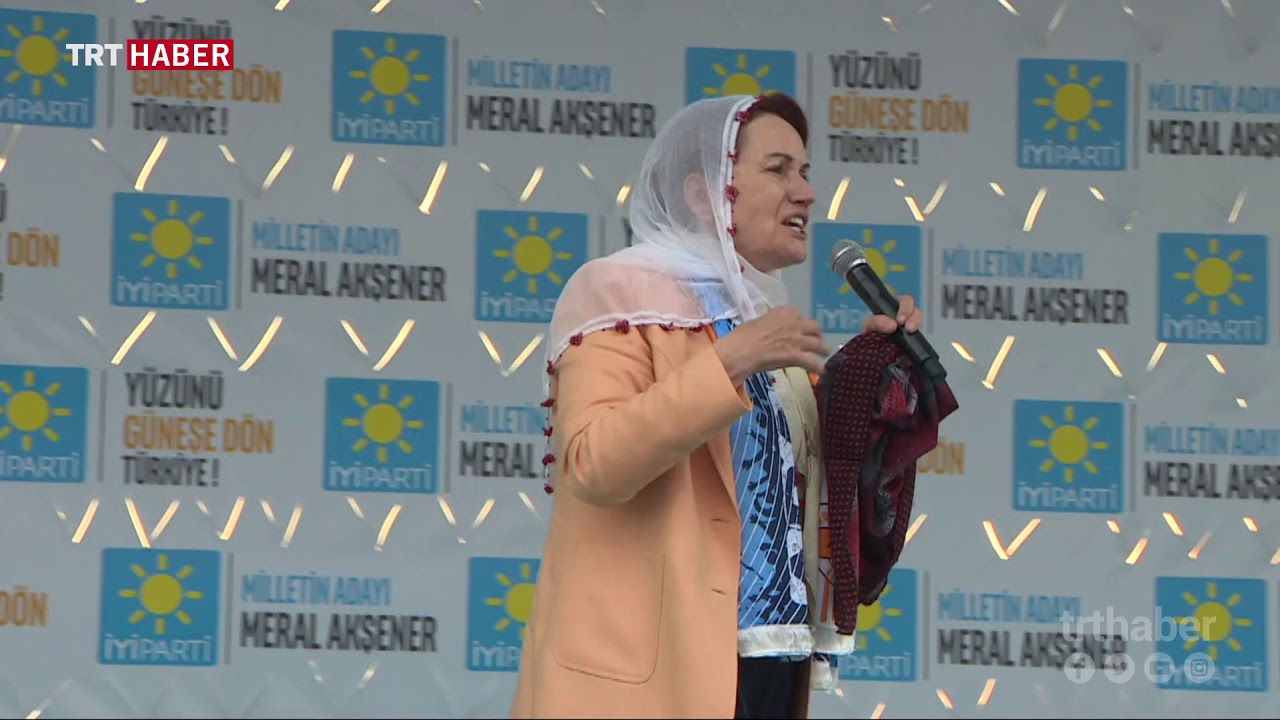 İyi Parti Cumhurbaşkanı adayı Akşener TRT'yi hedef aldı