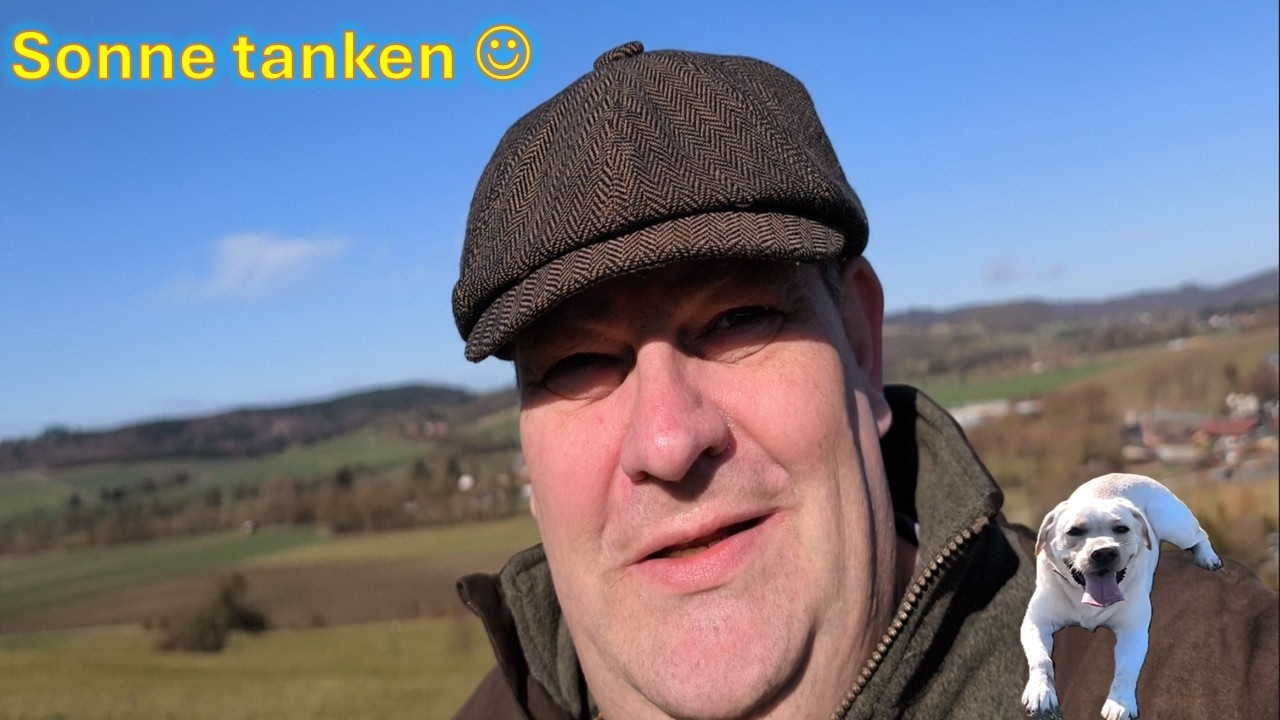 Maik und Frosty tanken Sonne :)