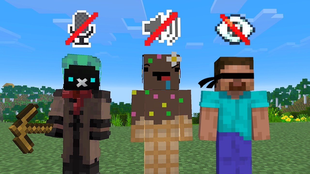 Finir Minecraft mais on est AVEUGLE, SOURD et MUET.. (mauvaise idée hein)