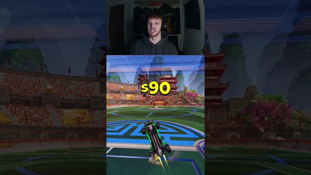 IF YOU CAN STAY IN THE AIR LONGER THAN ME, YOU GET $100! ft. Frontal Panda | Rocket League