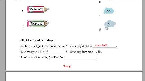Giải Đề Thi Học Kì 2 Tiếng Anh 4 Global Success (2024-2025) Đề số 2 Có File Nghe Siêu Hay