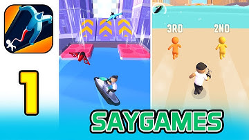 Swing Loops: Grapple Hook Race - Gameplay Walkthrough (by SayGames) (iOS, Android) Hyper Casual