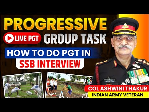 Live SSB Interview Progressive Group Task🚀 Best Way To Perform PGT- Complete Guide! Learn with Sumit