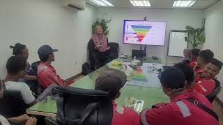 OSH RISK MANAGEMENT BRIEFING. SAFETY AT WORK PLACE. by Rahima bt Sahadad
