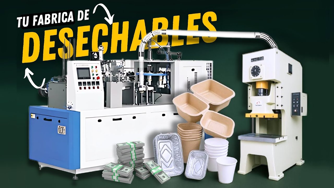 5 Maquinas para tu Negocio de Desechables