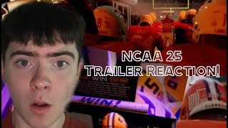 The Best Video Game of All Time! NCAA 25 Trailer Reaction!