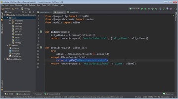 Django Tutorial for Beginners   21   Namespace and HTTP 404 Shortcut