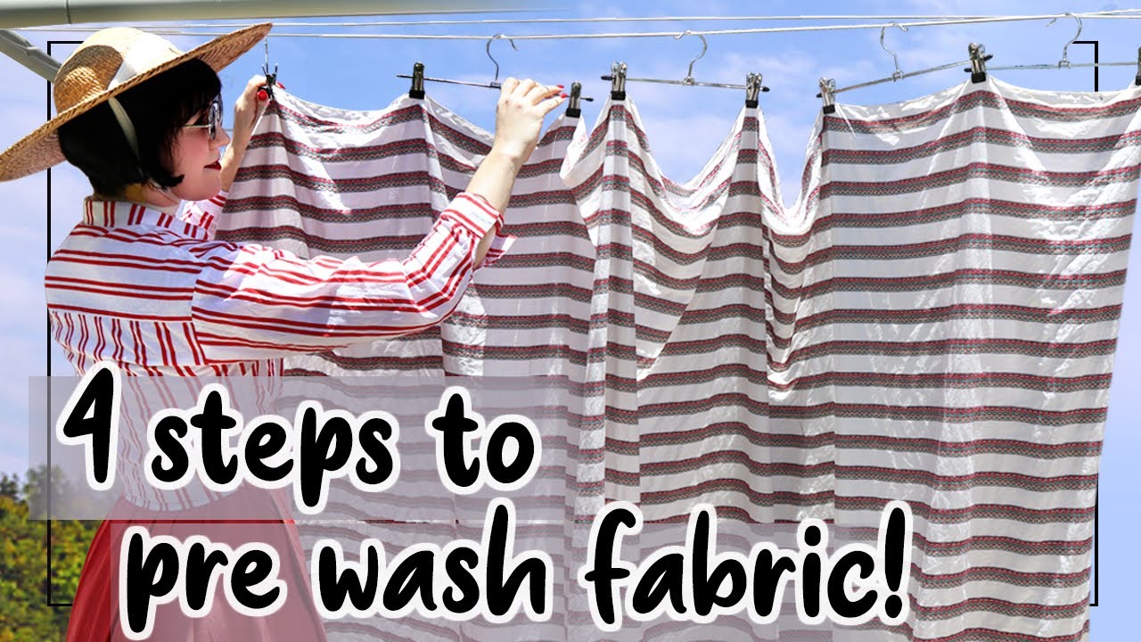 Prewashing Fabric: How to Prepare Material for Sewing Story - DIY