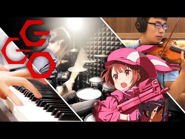 Slsmusic 刀劍神域ggo Ryuusei 流星 藍井艾露 Piano Violin Drum Cover Ft Drumstick 桿子 Litetube