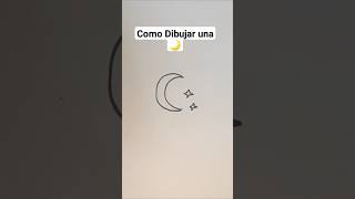 Como Dibujar la Luna Facil #shots #dibujo #drawing #dibujosfaciles
