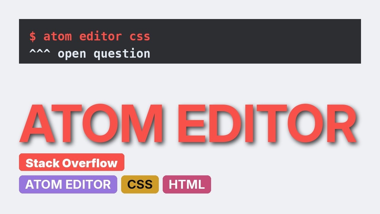 JS not working in atom editor but CSS does (2 Solutions!!) - YouTube