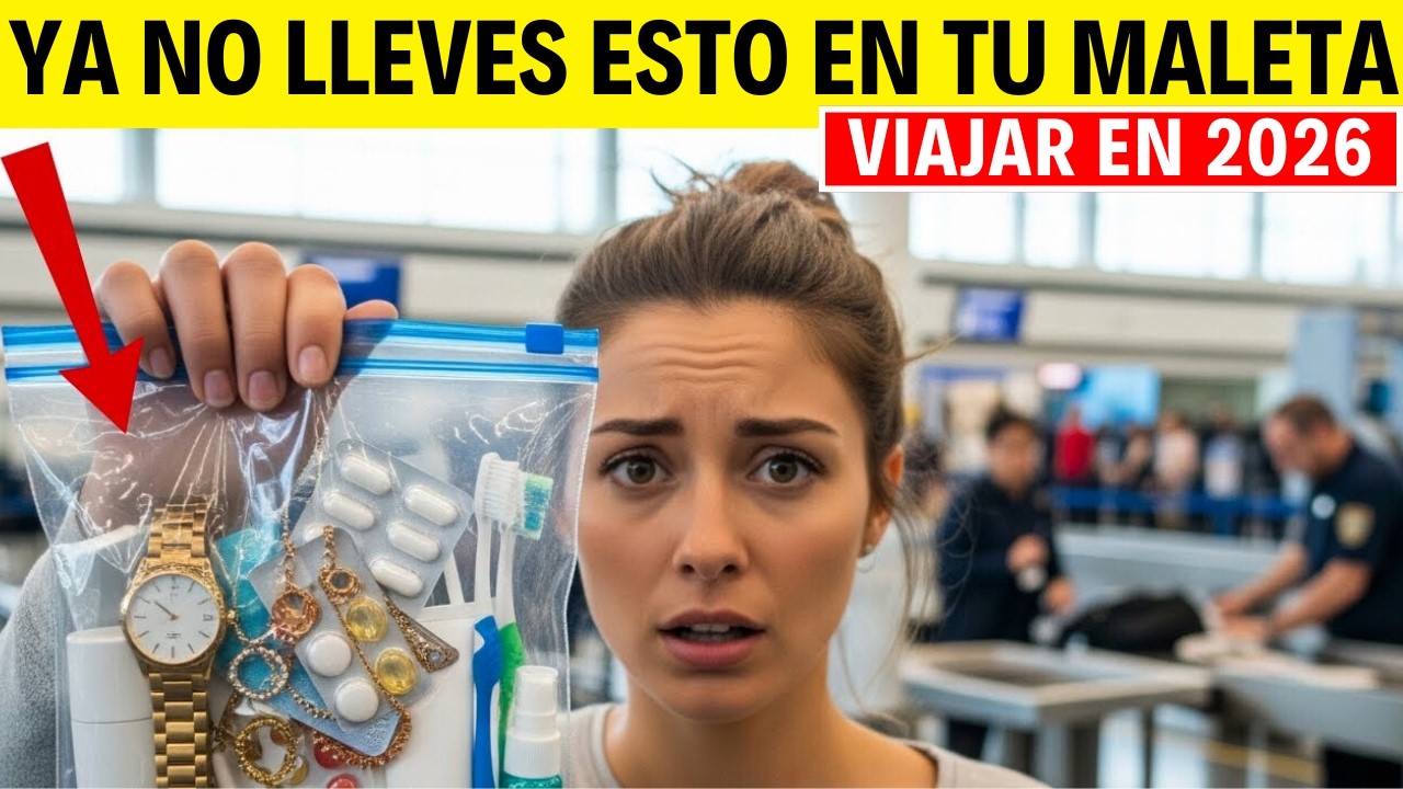 Deja de EMPACAR esto en 2026 y evita multas en Aeropuertos | Consejos de Viaje