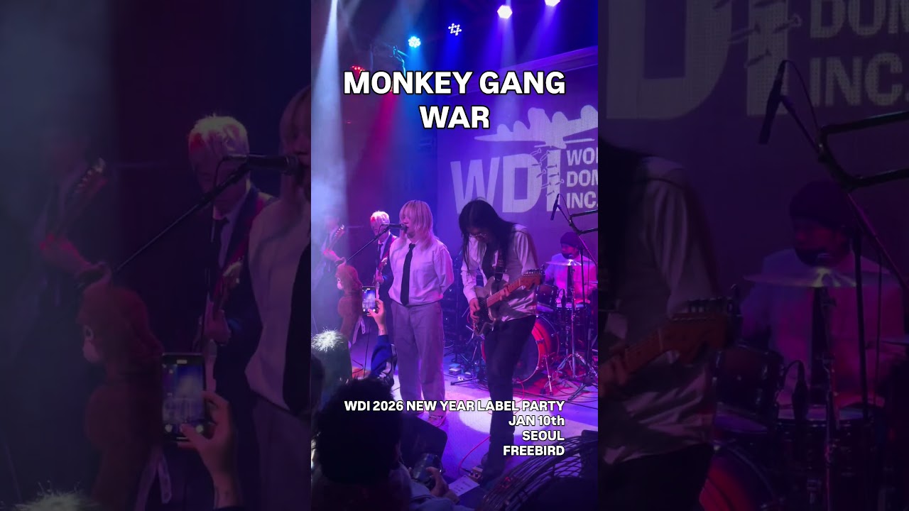 Monkey Gang War – Live at World Domination Inc 2026 New Year Label Party